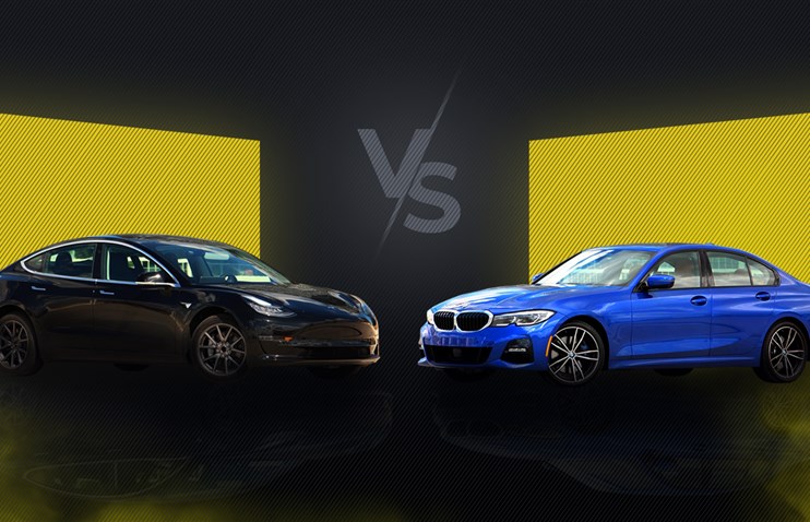 BMW 3 Series Vs. Tesla Model 3:  მაგიური ციფრი