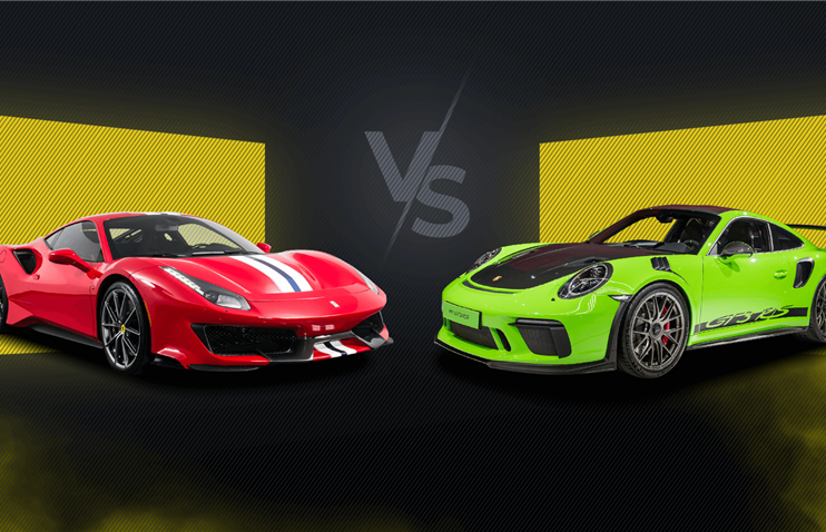 ისტორიული დაპირისპირება: Ferrari 488 Pista VS Porsche GT3 RS