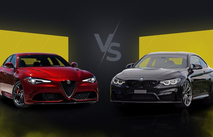 ახალი გამოწვევა ბავარიელებისთვის: Alfa Romeo Giulia Quadrifoglio vs BMW M4 Competition Pack