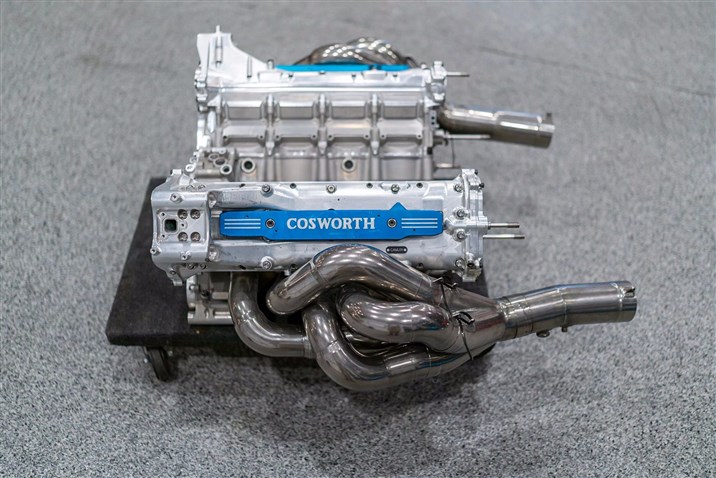 Cosworth-ის 2.4-ლიტრიანი V8 ძრავა F1-ისთვის, რომელმაც უნდა იცოცხლოს