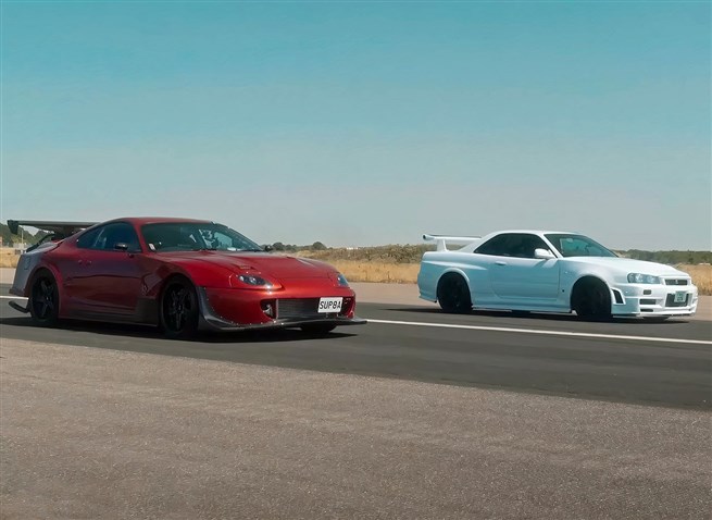 საუკუნის დრაგი: Supra Vs R34 Skyline GT-R-ი