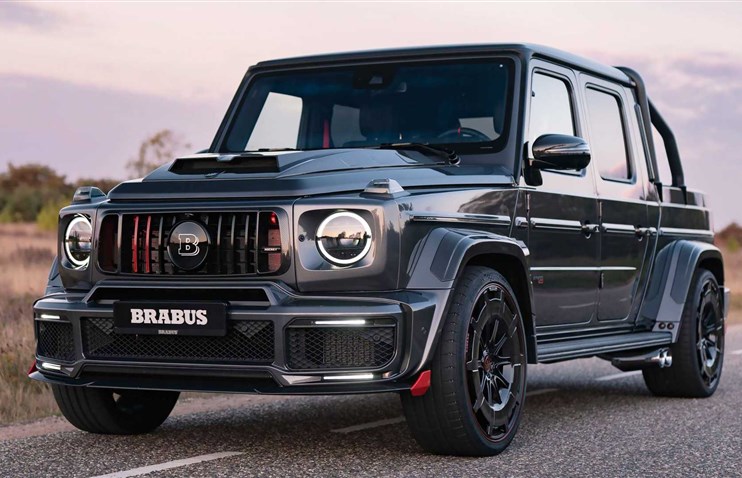 Brabus-ის G63 პიკაპი 900 ცხენის ძალას გამოიმუშავებს