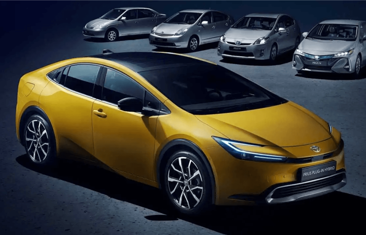 2023 წლის Toyota Prius Prime-ი ელექტრო ძრავით 70 კმ-ს დაფარავს