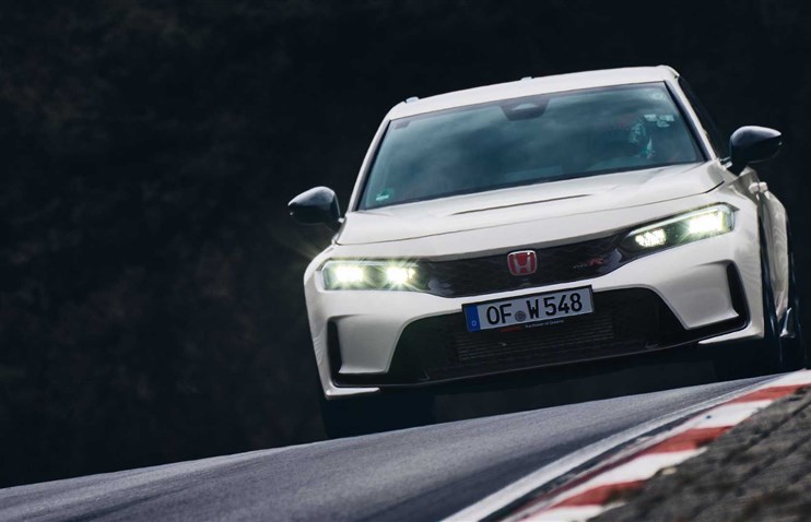 2023 წლის Honda Civic Type R-მა Nurburgring-ის რეკორდი მოხსნა