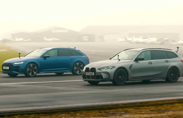 BMW M3 Touring-ი Audi RS4 Avant-ისთვის ზედმეტად სწრაფია