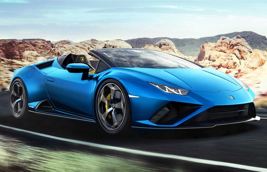 ახალი ძლიერი „ხარი“: Lamborghini Huracan Evo RWD Spyder