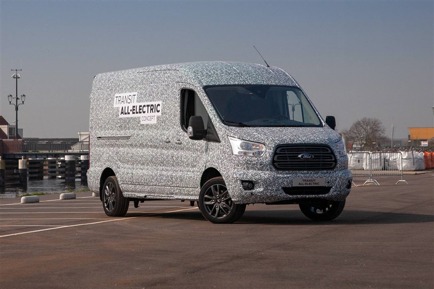 ეკოლოგიურად სუფთა ელექტრო ფურგონი: Ford Transit 2022