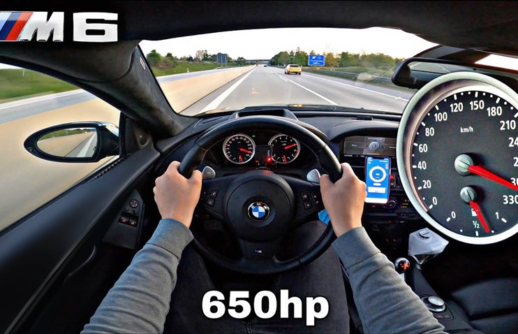 ავტობანების მტერი: BMW M6 V10 კომპრესორით