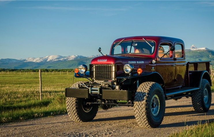 რესტავრირებული Dodge POWER WAGON თანამედროვე აღჭურვილობით