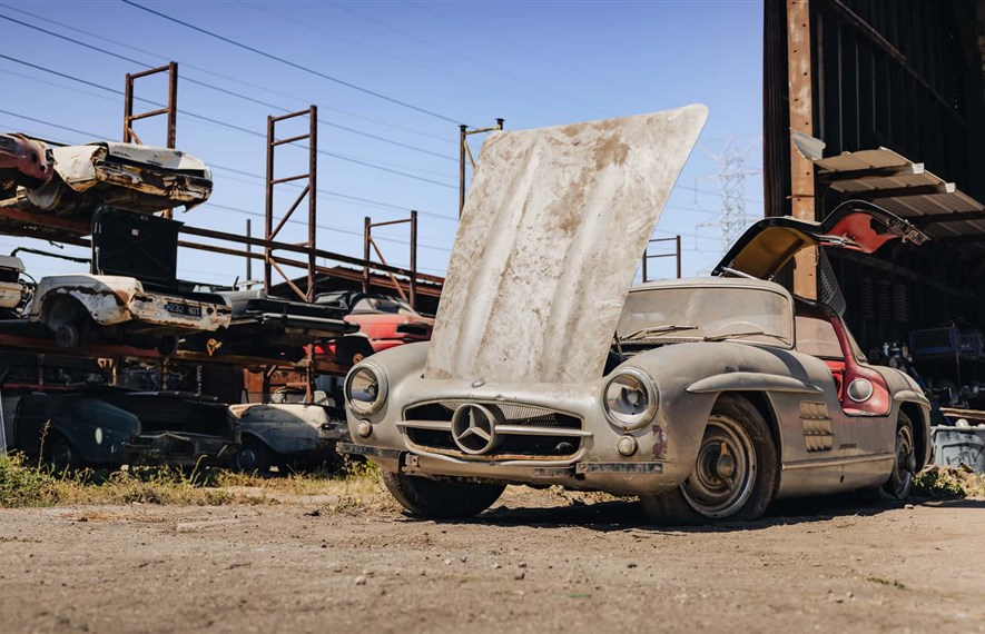 აუქციონი, Lamborghini Miuras, Mercedes 500 K Coupe, 300 SL Gullwings