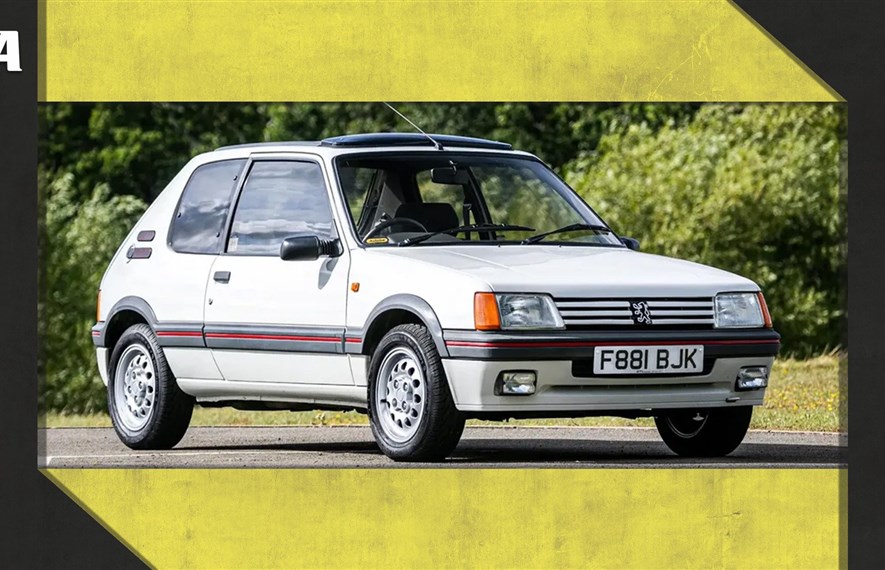 Peugeot, Peugeot 205 GTI, მისტერ ბინი, როუენ ატკინსონი